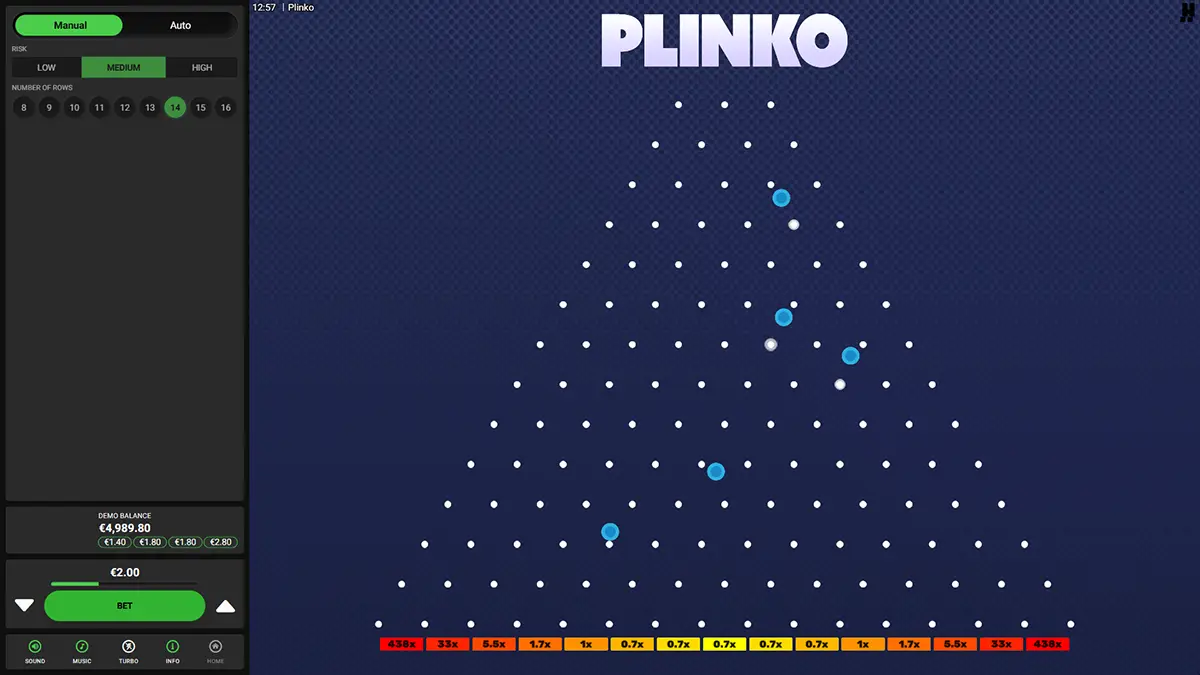 Які є ризики у грі Plinko 