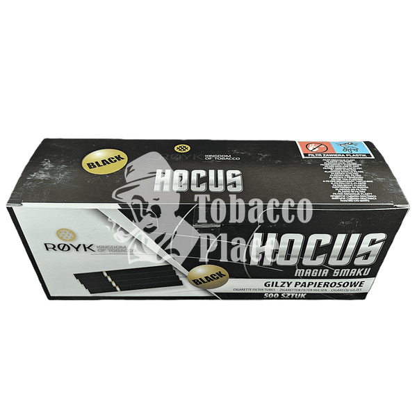 Чорні сигаретні гільзи HOCUS BLACK 500 шт Hocus-Black-500 фото