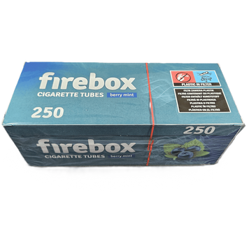 Ароматизовані сигаретні гільзи для тютюну Firebox Berry Mint 250шт Firebox-Berry-Mint-250 фото