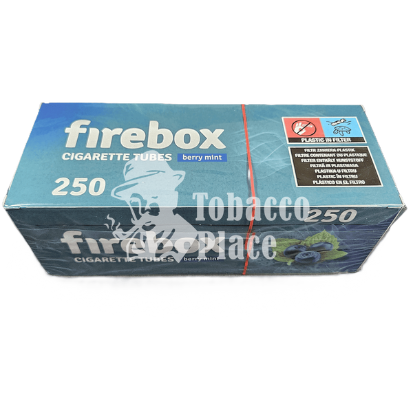 Ароматизовані сигаретні гільзи для тютюну Firebox Berry Mint 250шт Firebox-Berry-Mint-250 фото